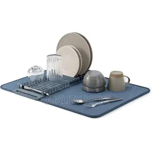 Umbra Udry Mini Dish Drying Rack and Microfiber Super Absorbent