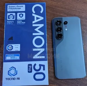 New Tecno Camon 50 Pro 256 GB Green