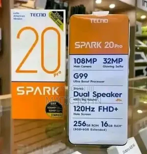 New Tecno Spark 20 Pro 256 GB Bronze