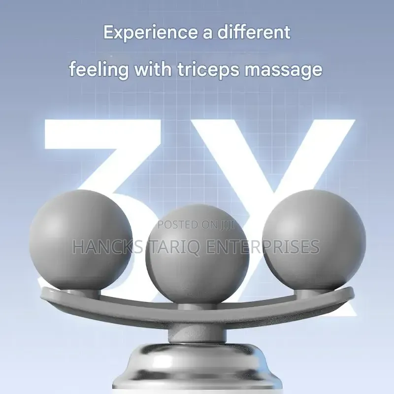 Tissue Massage Gun With Multiple Interchangeable Attachments.