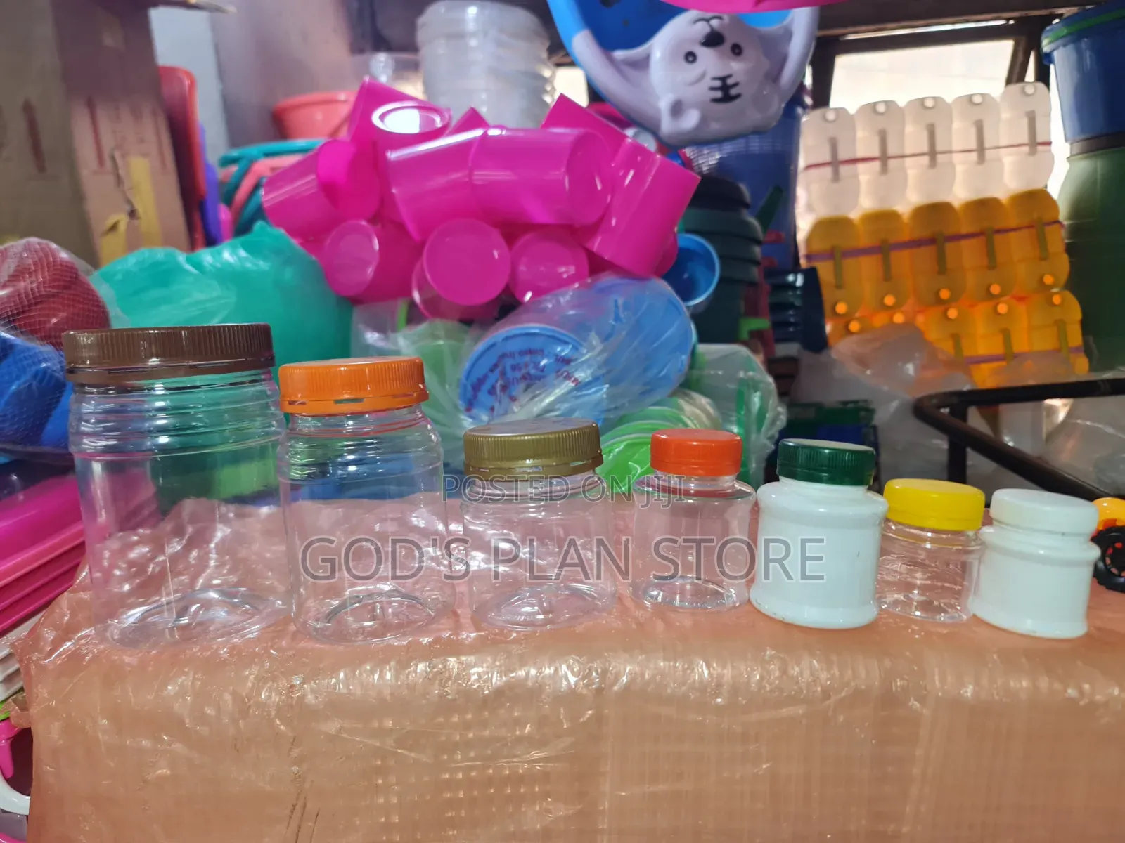 All Sizes Plastic Packaging Tins Plastic Packaging Tins 12pcs