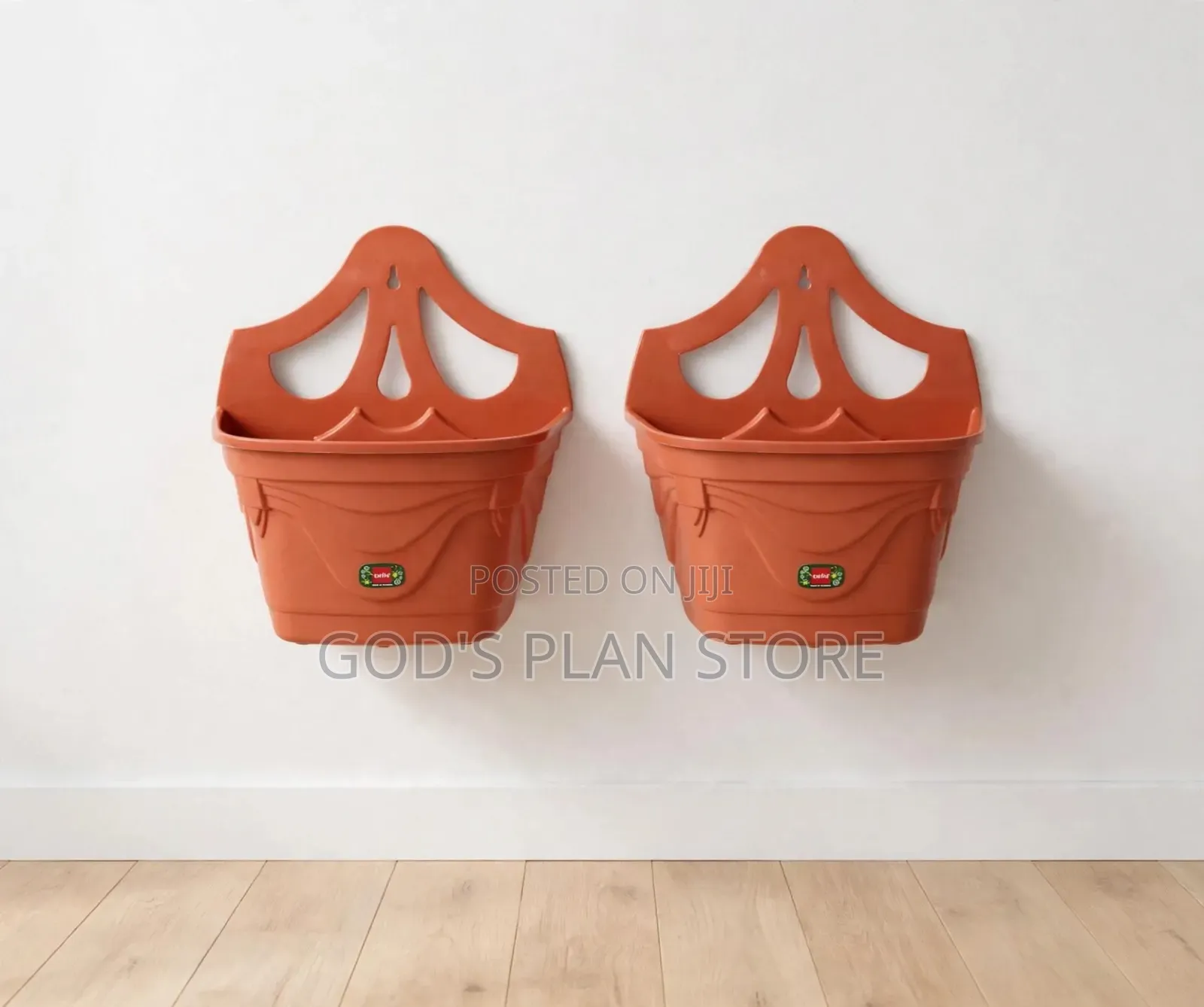 Restaurant Decorations Plastic Wall Hanging Flower Pots