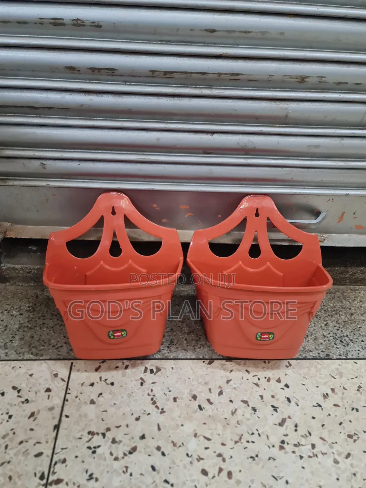 Restaurant Decorations Plastic Wall Hanging Flower Pots
