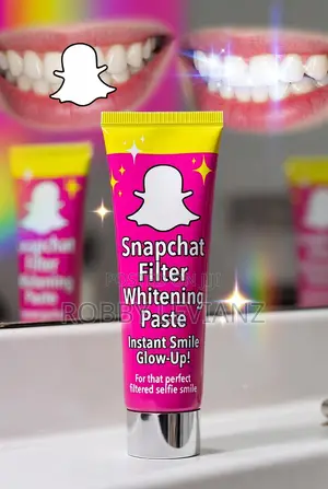 Snapchat Filter White Toothpaste