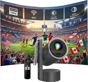 Porodo Rechargeable Smart Android Projector With WiFi and Bluetooth