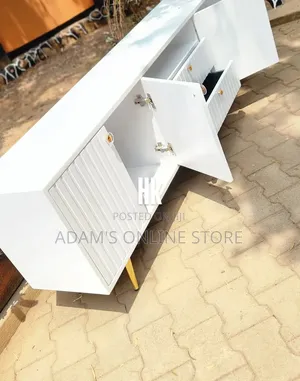 TV Stand Unit White 8ft Length