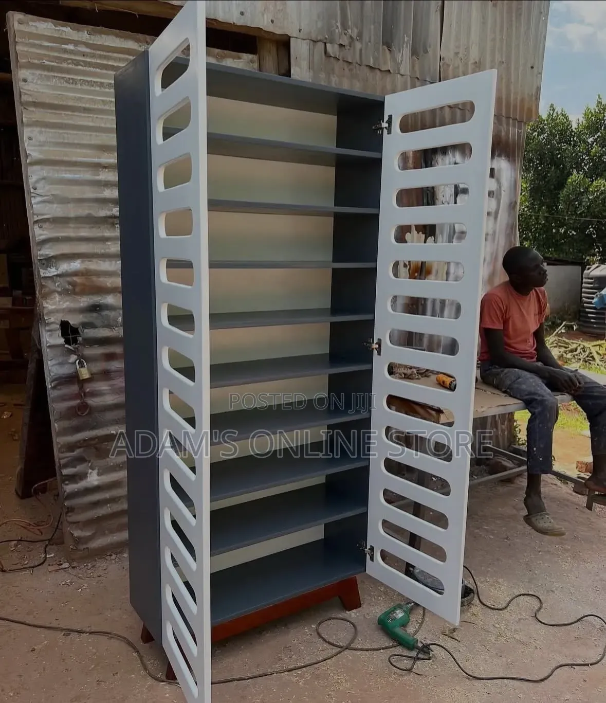 White and Grey Shoe Rack Shoe Rack