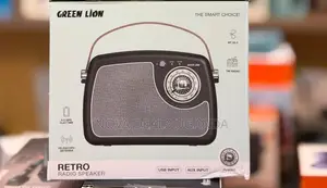Green Lion RETRO Portable FM Radio Speaker, Bluetooth 5W, 1500mAh