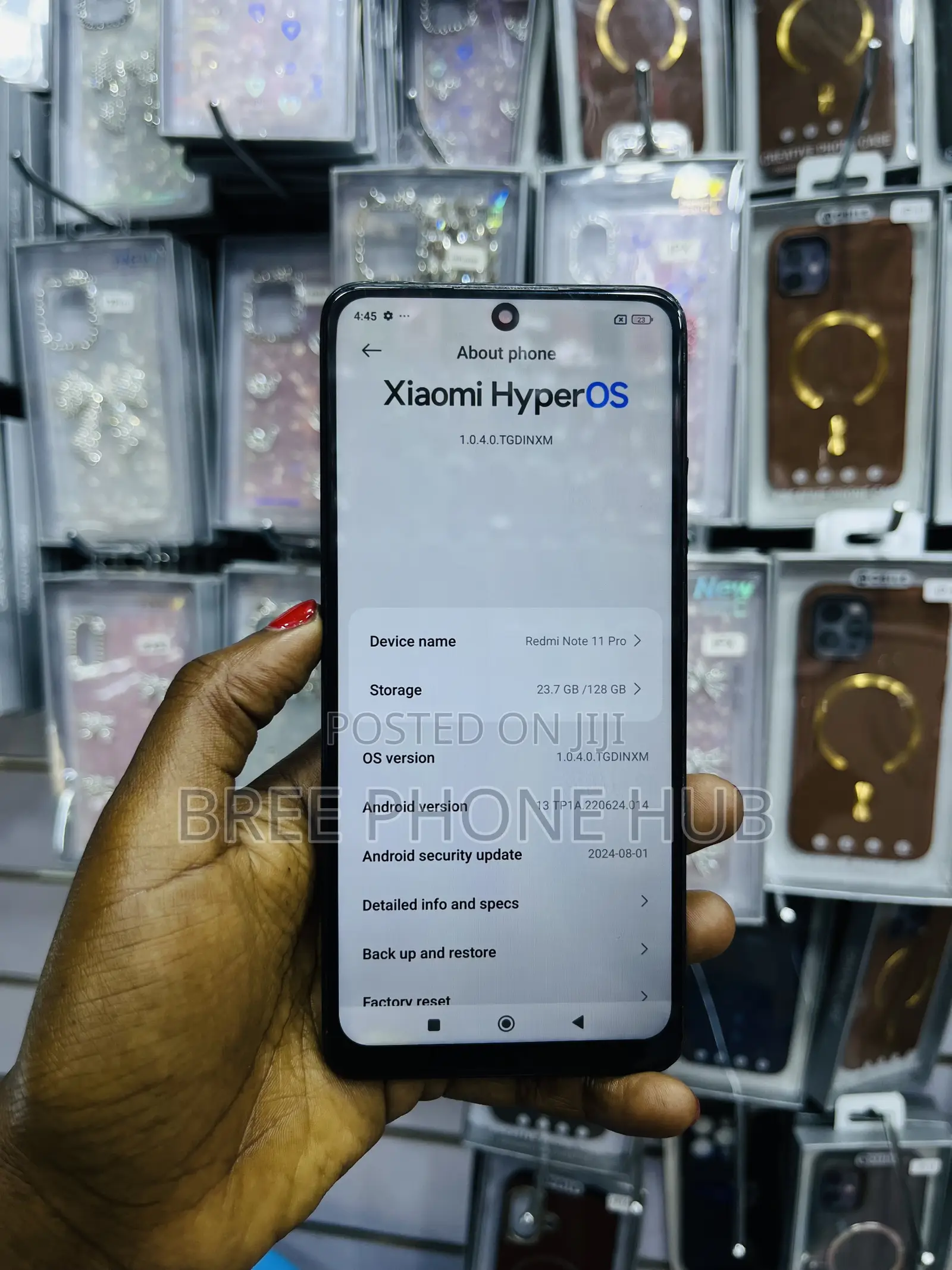 Xiaomi Redmi Note 11 Pro 128 GB Black