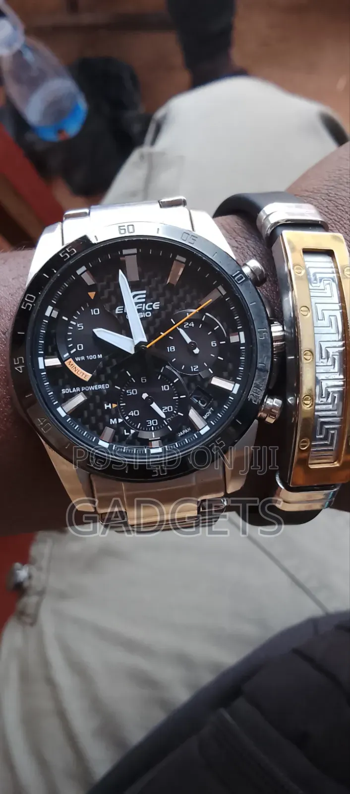 Casio Edifice Solar Powered Chronograph.