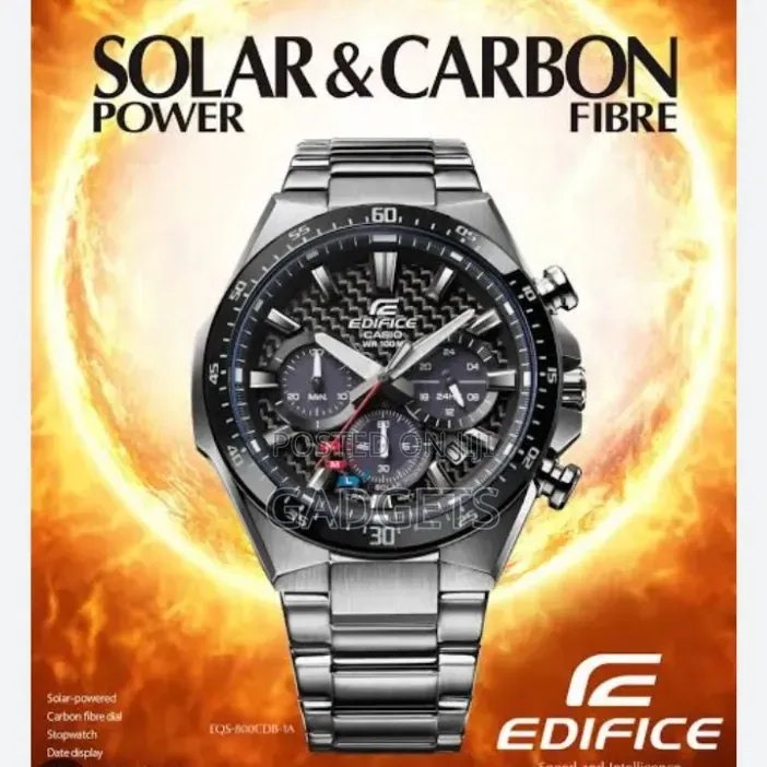 Casio Edifice Solar Powered Chronograph.