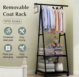 Freestanding Coat Metal Clothing Rack