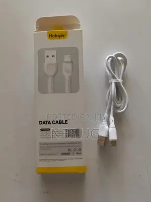 Micro Data Cable, Transmission Phone Charging Data Cable - White
