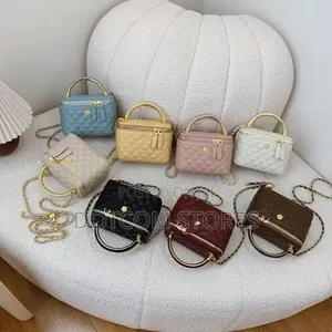Small Quilted Square Box Bag for Women Designer
