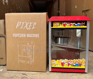 Pixel Commercial Electric Popcorn Maker- Electric Non-Stick Pan