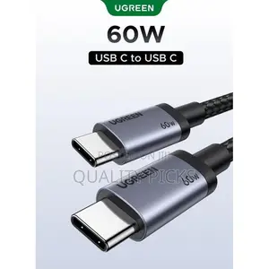 Ugreen Type C Cable 60W PD Fast Charging (1Meter),