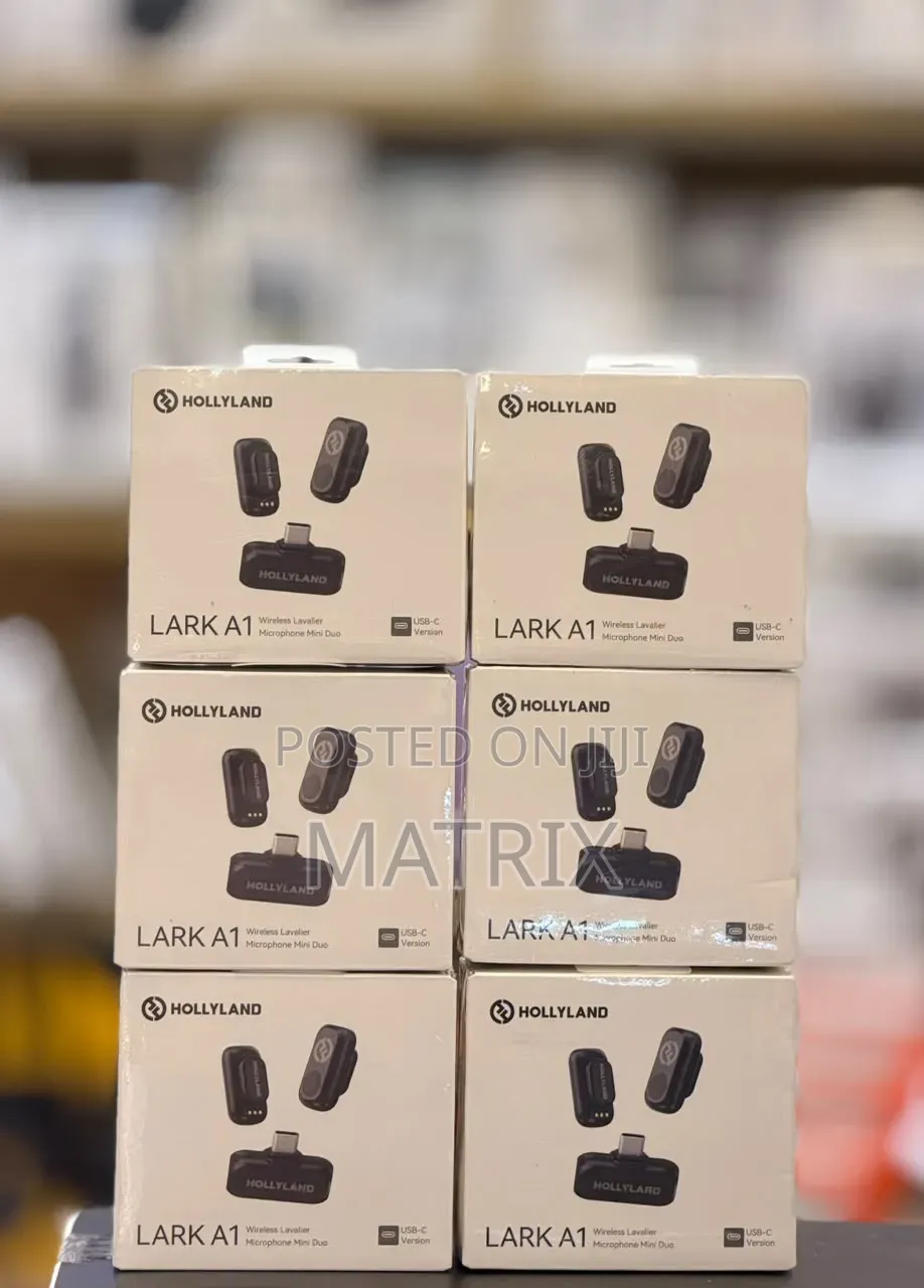 Hollyland Wireless Lavalier Mic Duo, Dual Channel USB-C Version