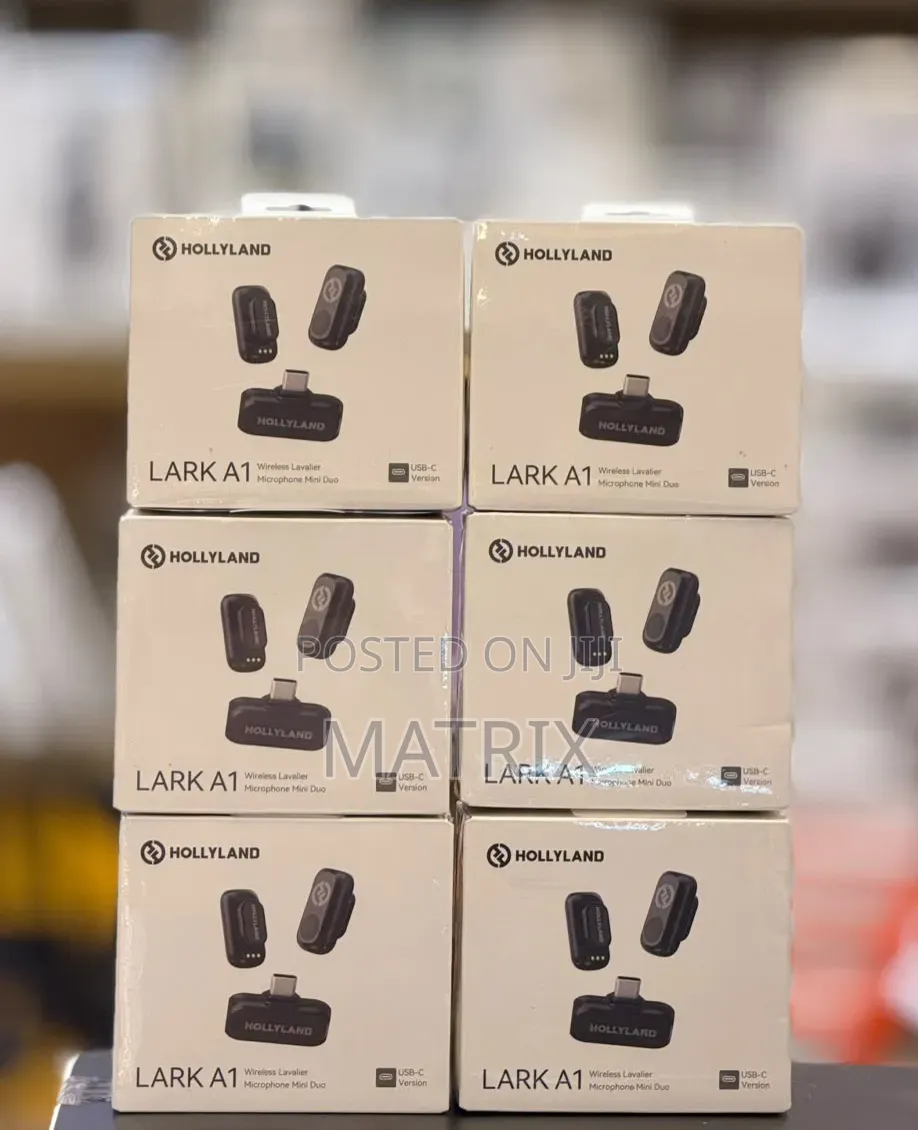 Hollyland Wireless Lavalier Mic Duo, Dual Channel USB-C Version