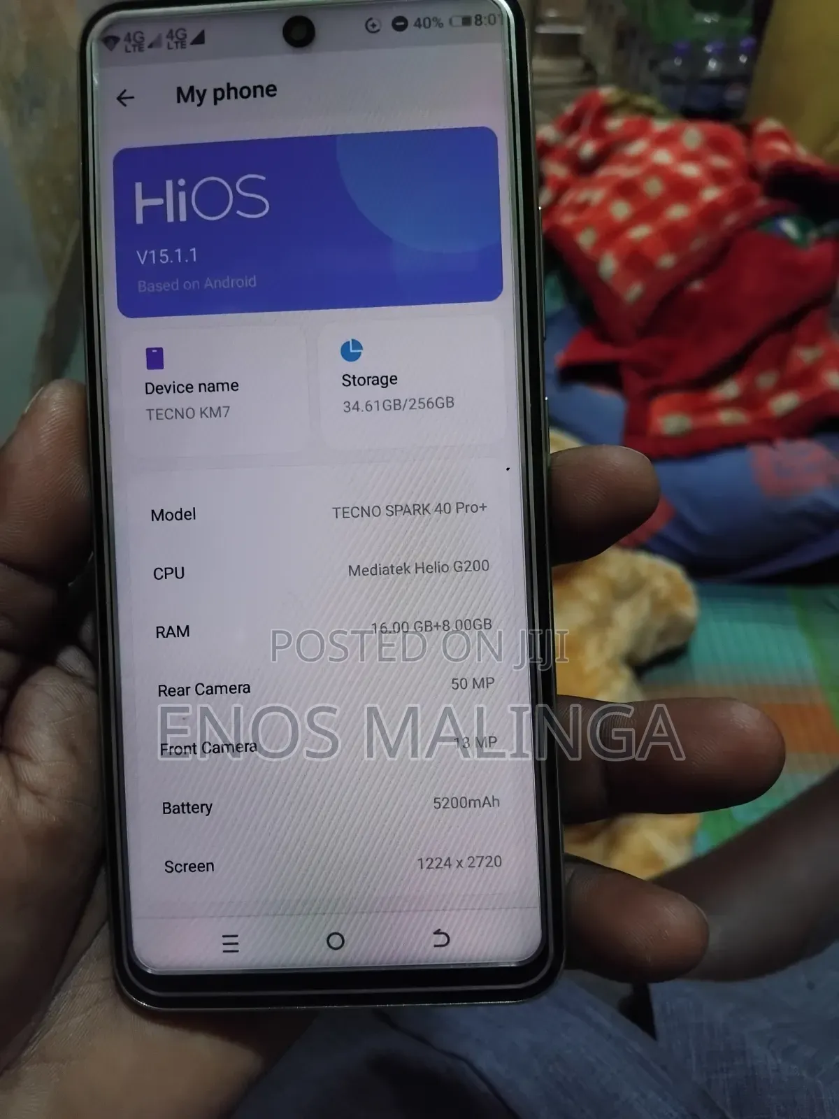 New Tecno Spark 40 Pro+ 256 GB Green
