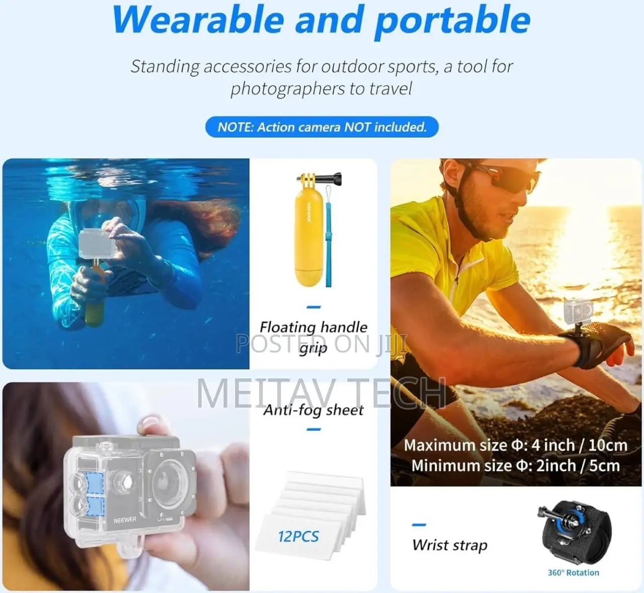 Neewr 50in1 Action Camera Accessory Kit