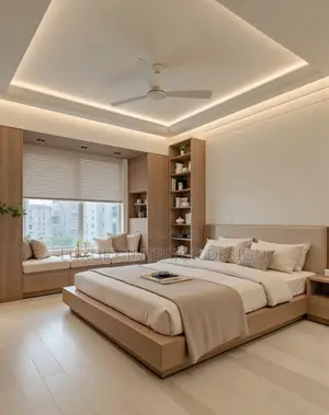 Modern Gypsum Ceiling Design for Living Room and Master Bedroom