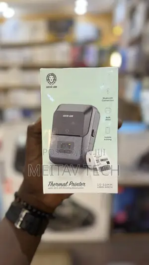 Green Lion Thermal Printer With 203 DPI Printing Resolution, TFT