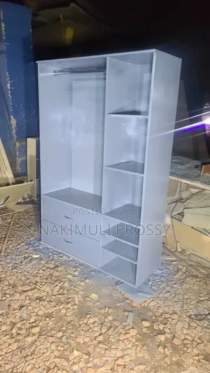 Gray Open Closet System