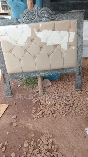 4by6 White and Gray Bed With Stickers