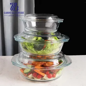 3pc Glass Serving Dish