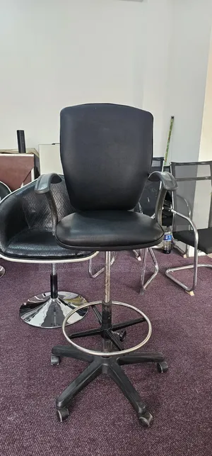 Counter Leather Adjustable Office Chair