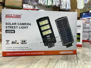 Solar Camera+Lighting 2-in-1, Water-Proof 600W Security Light