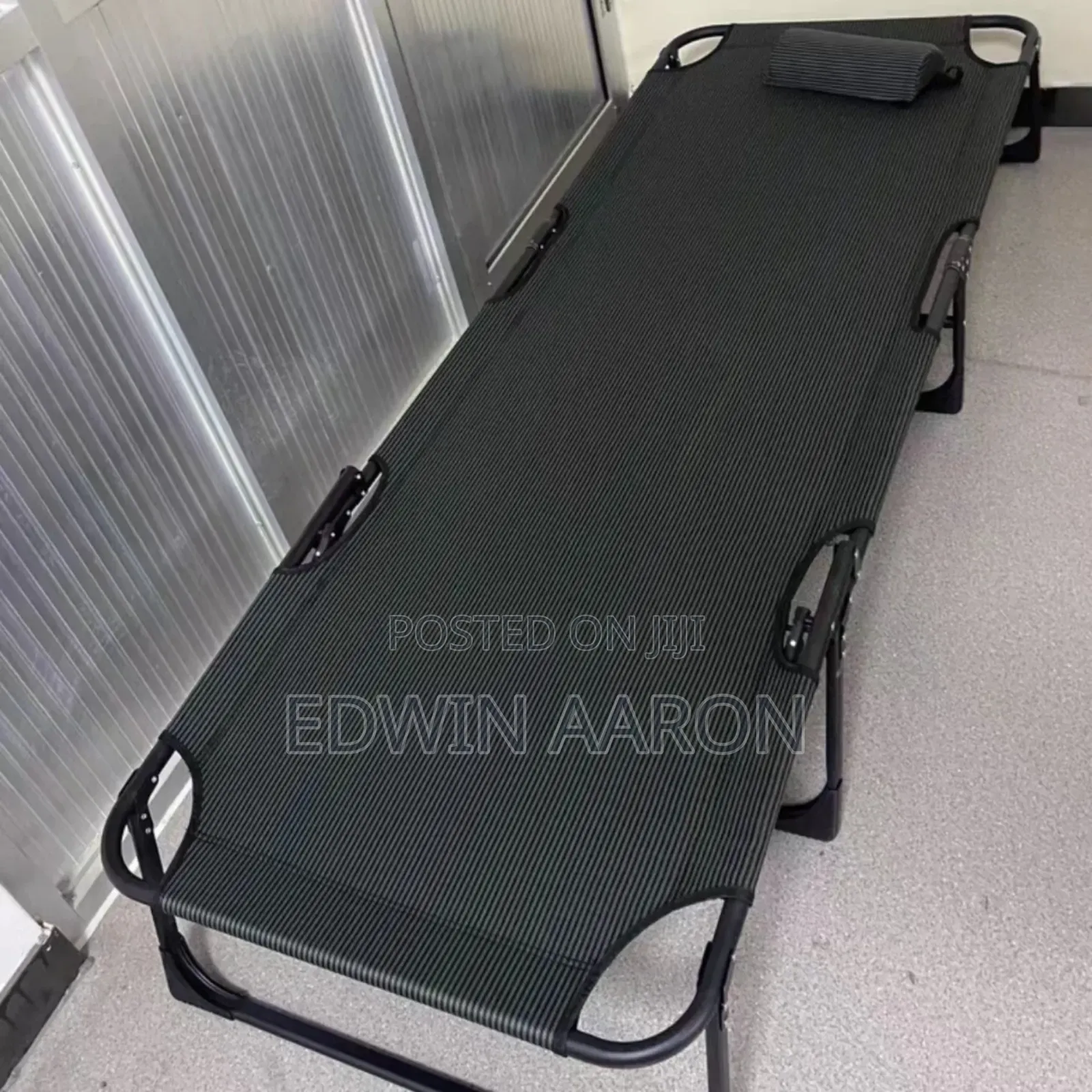 150kg Capacity Heavy Duty Camping Cot U-Legged Foldable Bed