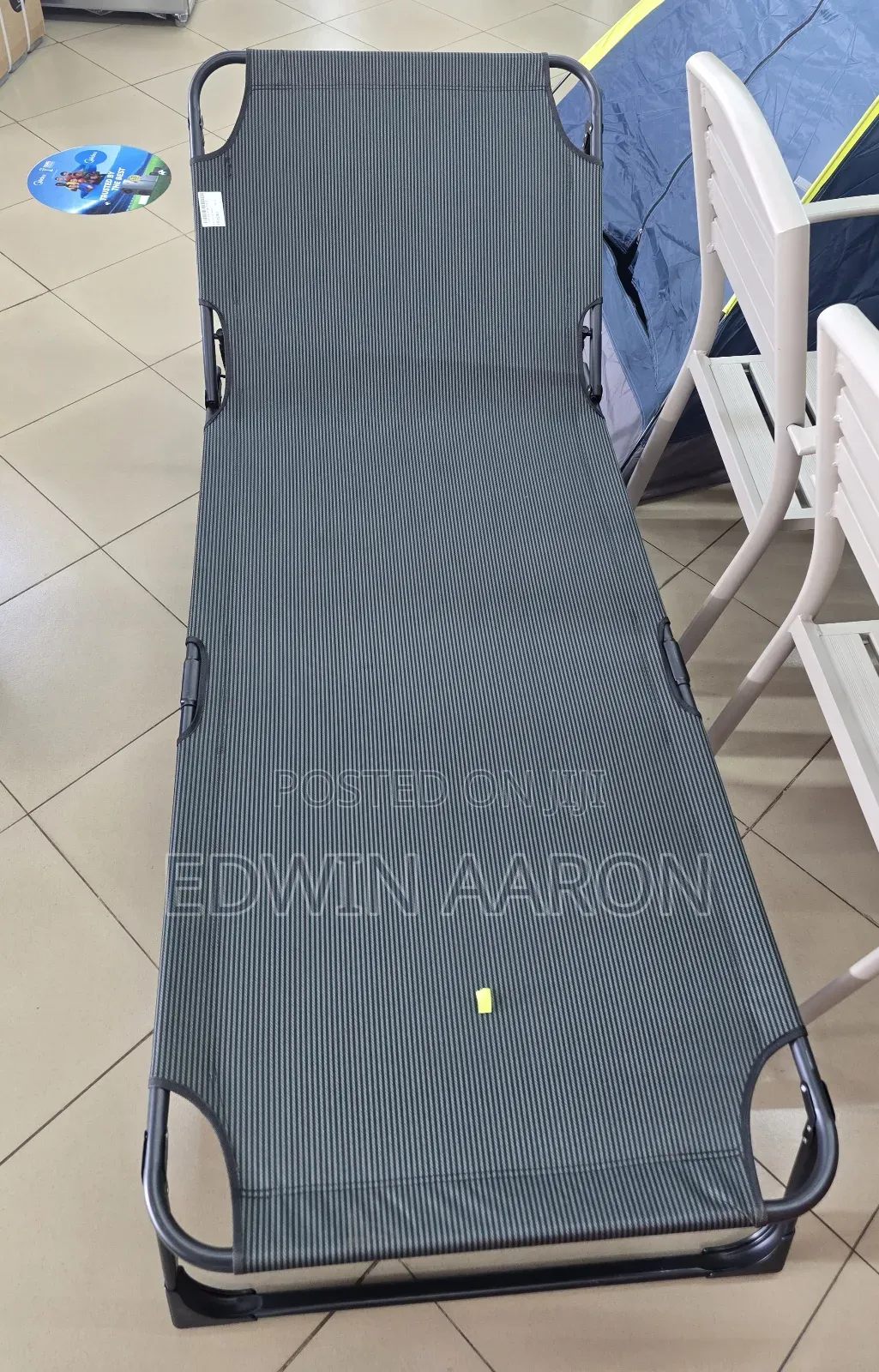 150kg Capacity Heavy Duty Camping Cot U-Legged Foldable Bed