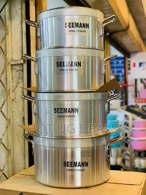 4-Piece Seemann Germany Standard Aluminum Saucepans Set