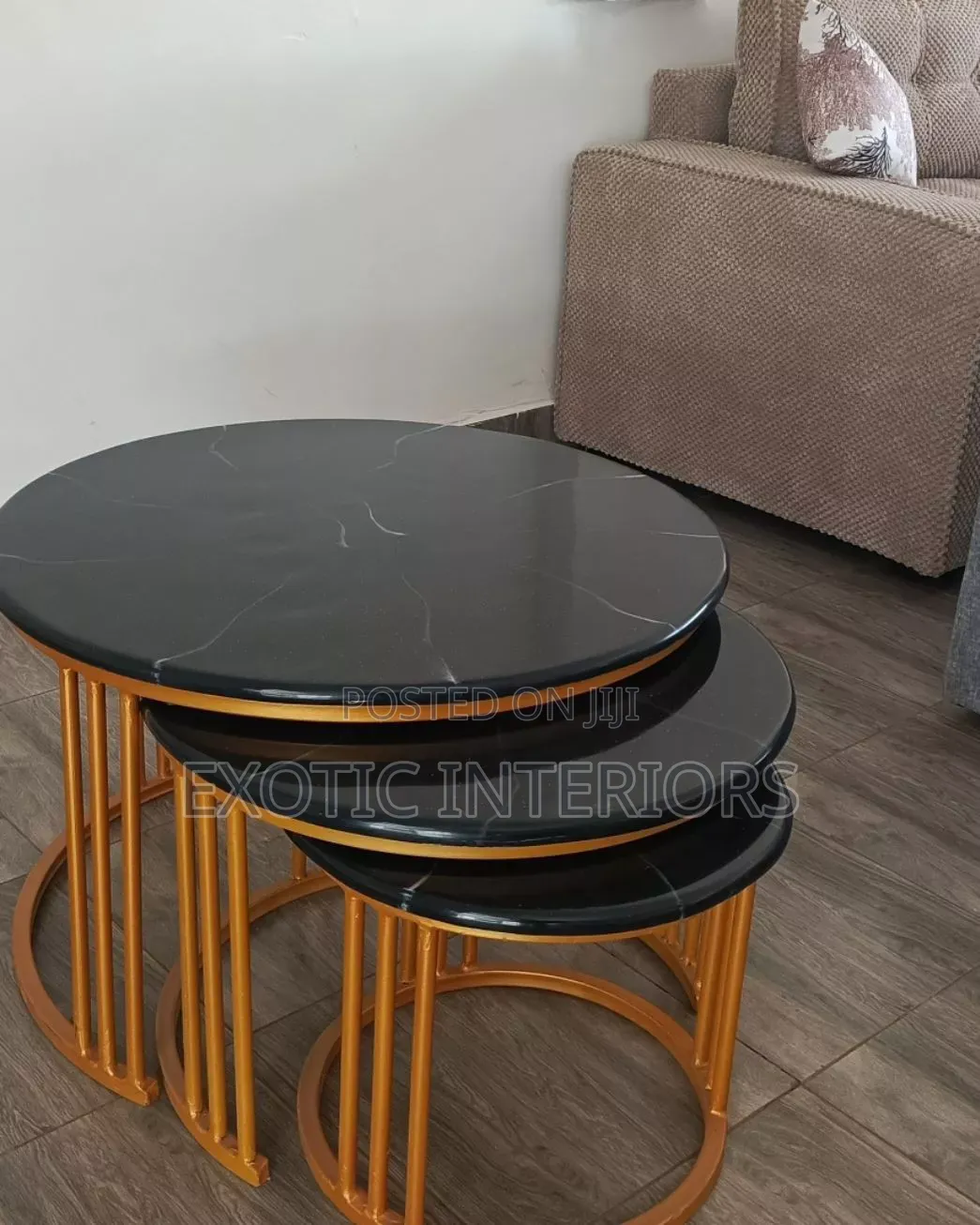 Metallic Center Table Call