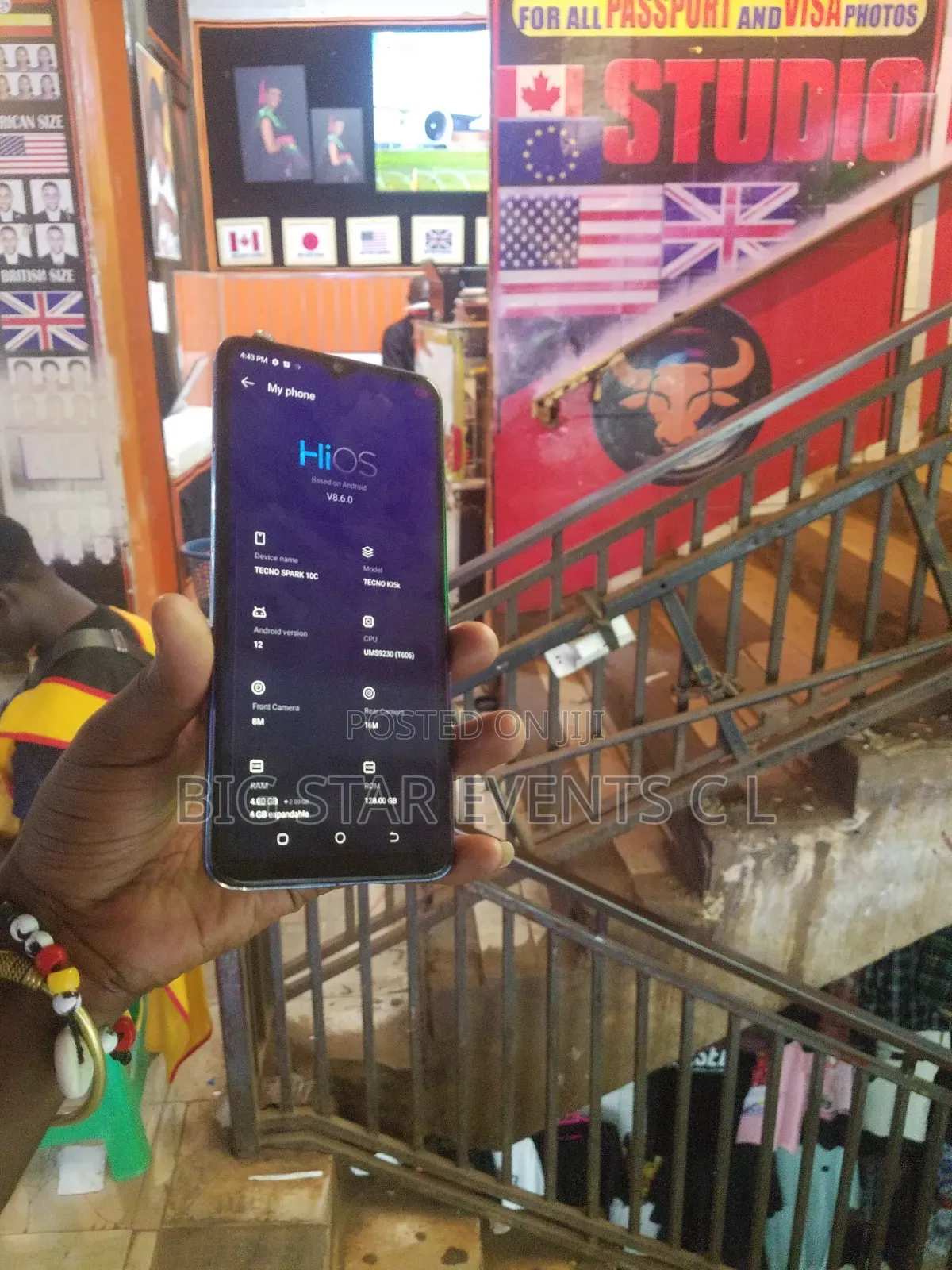 Tecno Spark 10C 128 GB Black