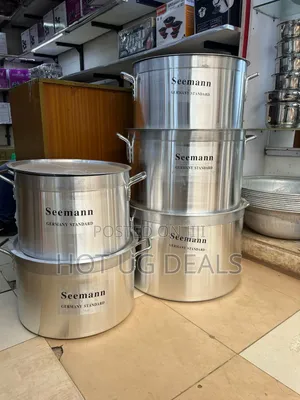 Seemann Germany Standard Heavy-Duty Aluminum Sufuria Cooking Pots Set