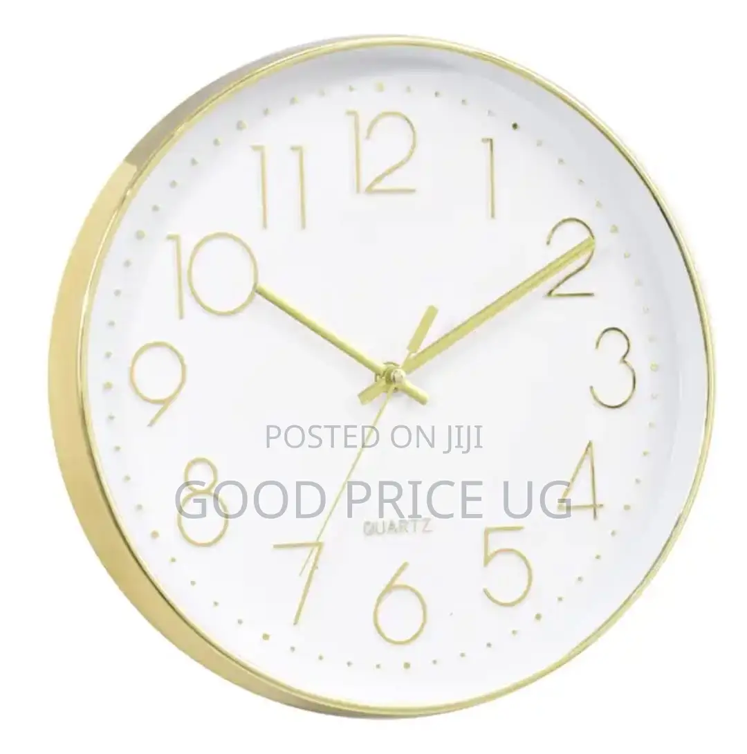 Modern Rose Gold Wall Clock,