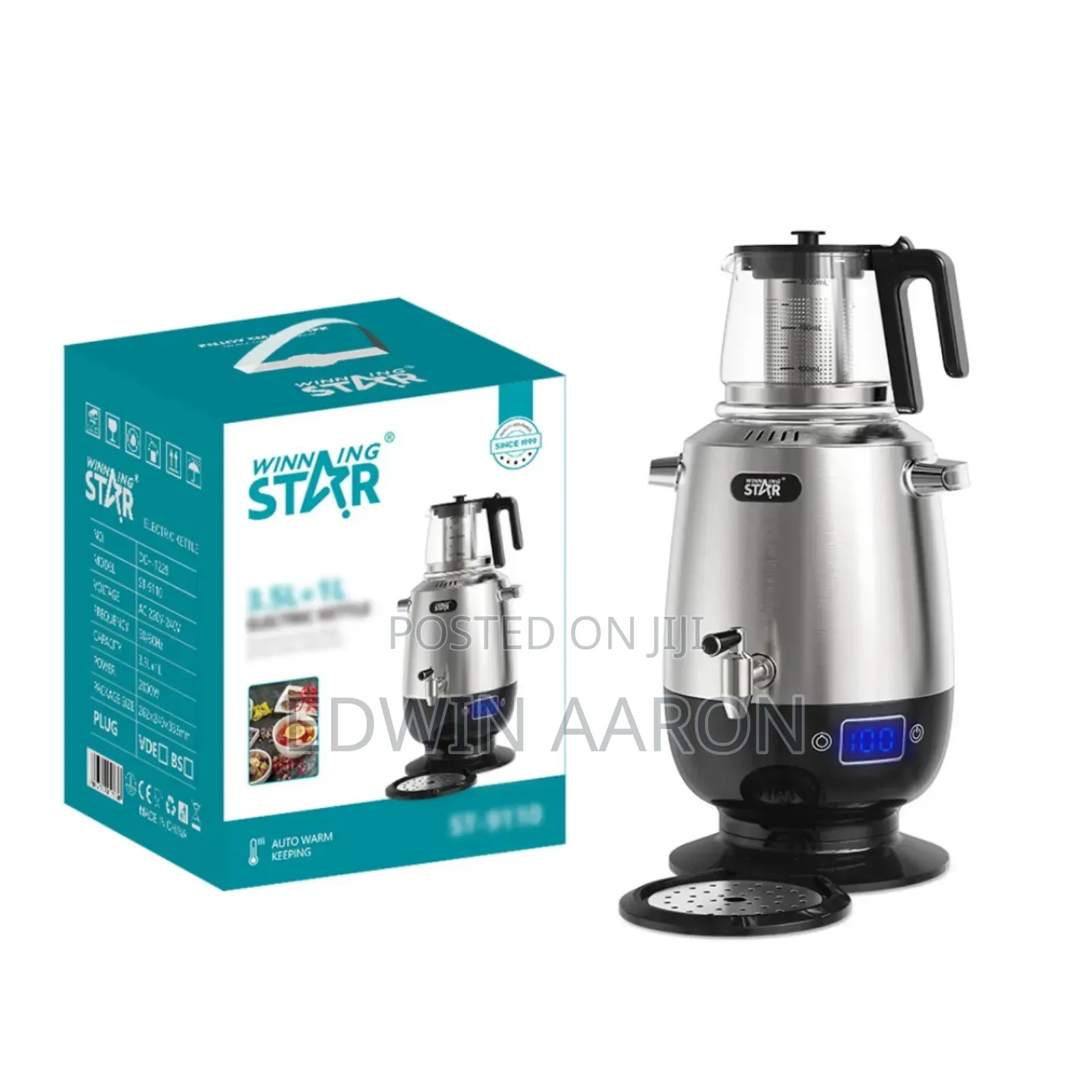 Winning Star 3.5L + 1L Electric Kettle