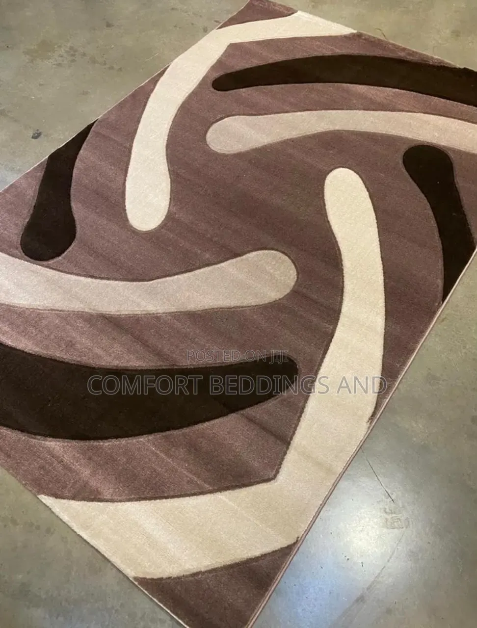 Curve Medium Carpets Gray 150cm by 220cm