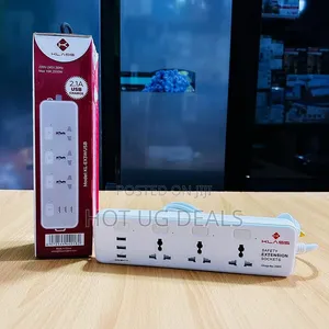 Klass 3 AC Outlets Power Extension, 3 USB Port With 2M Extension Cable