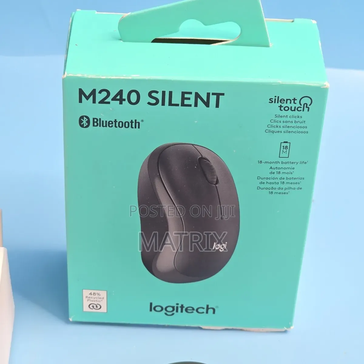 Logitech Silent Wireless Mouse- M240