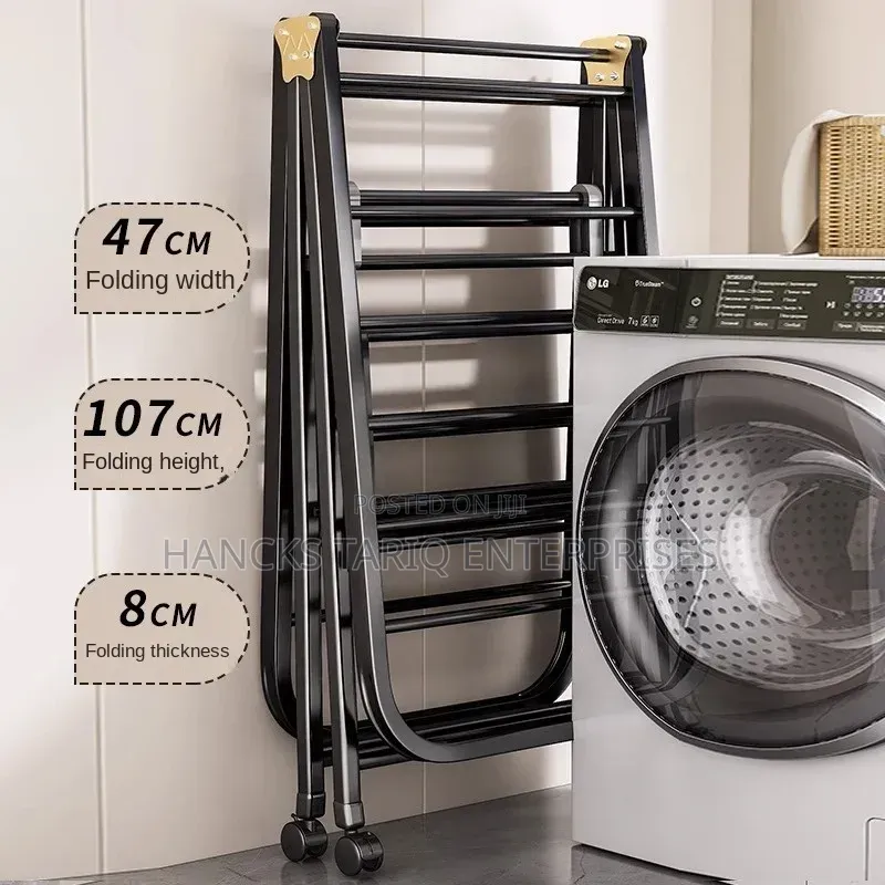 Foldable Rolling Clothes Drying Rack / Laundry Airer.