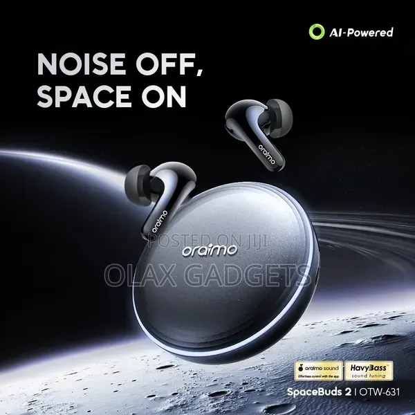 Oraimo SpaceBuds 2 AI Smart 45hrs Playtime True Wireless Earbuds