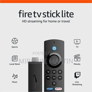 Amazon Fire TV Stick Lite, Full HD Streaming Device, Alexa