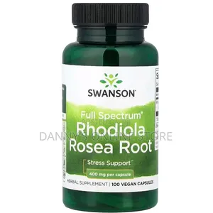 Full Spectrum Rhodiola Rosea Root, 400mg, 100 Capsules.