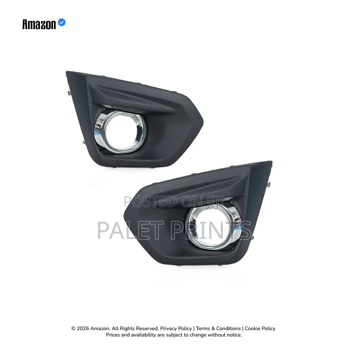 Fog Light Bezel W/ Chrome Fits 2012-2014 Subaru Impreza