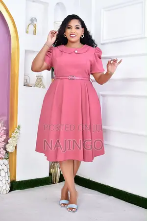 Short Office Round Dresses