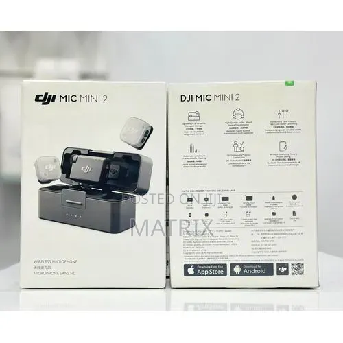 Dji Mic Mini 2 Wireless Microphone System for Camera Smartphone