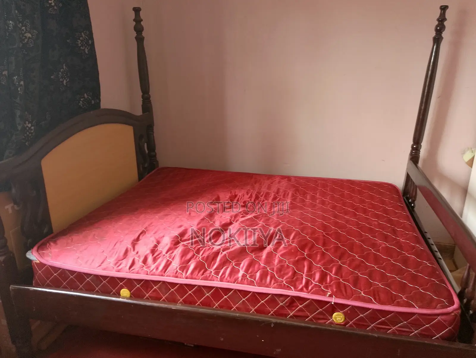 5X6 Bed + Spring Mattress